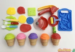 Set plastilina comidas creativas 22 pzas. - colores aleatorios