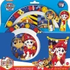 Set vajilla 5 pzas. patrulla canina microondas - plato,cuenco,vaso y set cubiertos
