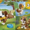 Simpaticos animales: cachorro juguetón 3 en 1 lego creator 336 pzas.