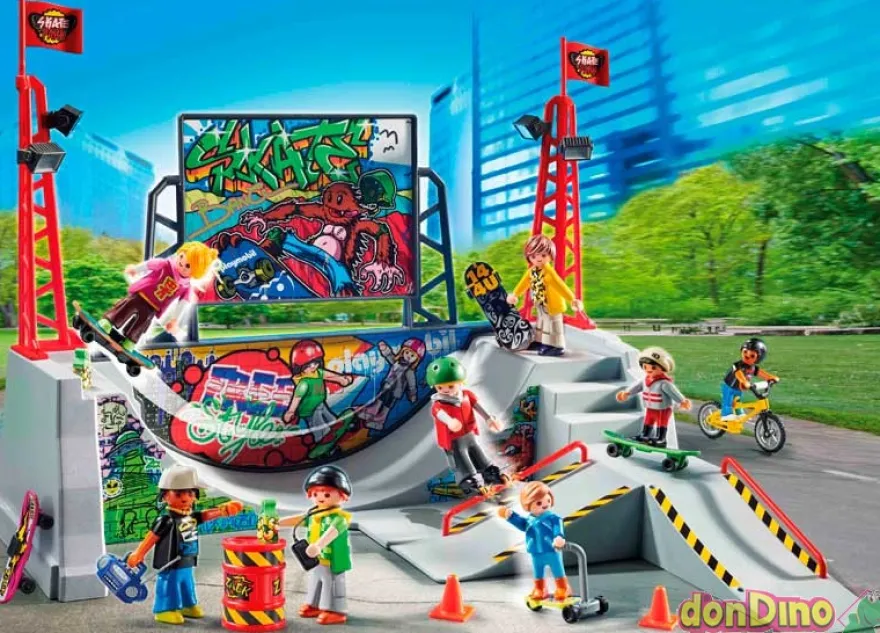 Skate park playmobil city action 68 pzas.