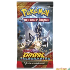 Sobre 10 cartas pokemon chispas fulgurantes. escarlata y púrpura - aleatorio