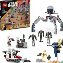 Soldados clon&droides combate lego pack de combate - star wars