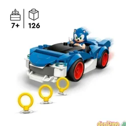 Sonic: speedster lightning lego 126 pzas.