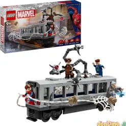 Spiderman vs doc ock:tren lego marv subterraneo - marvel - 393 pzas.