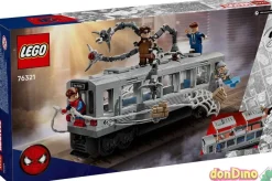 Spiderman vs doc ock:tren lego marv subterraneo - marvel - 393 pzas.