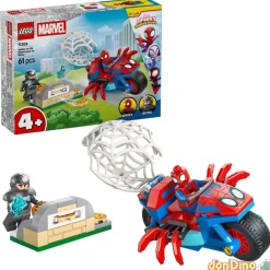 Spidey en moto vs rino lego spidey 61 pzas.
