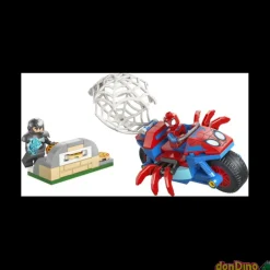 Spidey en moto vs rino lego spidey 61 pzas.