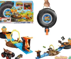 Stunt tire hot wheels monster truck c/2 vehiculos