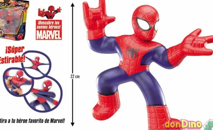 Super figura spider-man goo jit zu 20 cm.