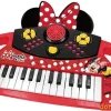 Teclado electronico minnie 25 tecla graba y reproduce - c/sonido