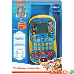Telefono educativo patrulla canina luz y sonido
