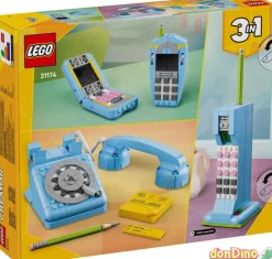 Telefono retro lego creator 3 en 1 383 pzas.