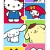 Toalla playa hello kitty 70x140 cm. hello kitty and friends - 100% poliester