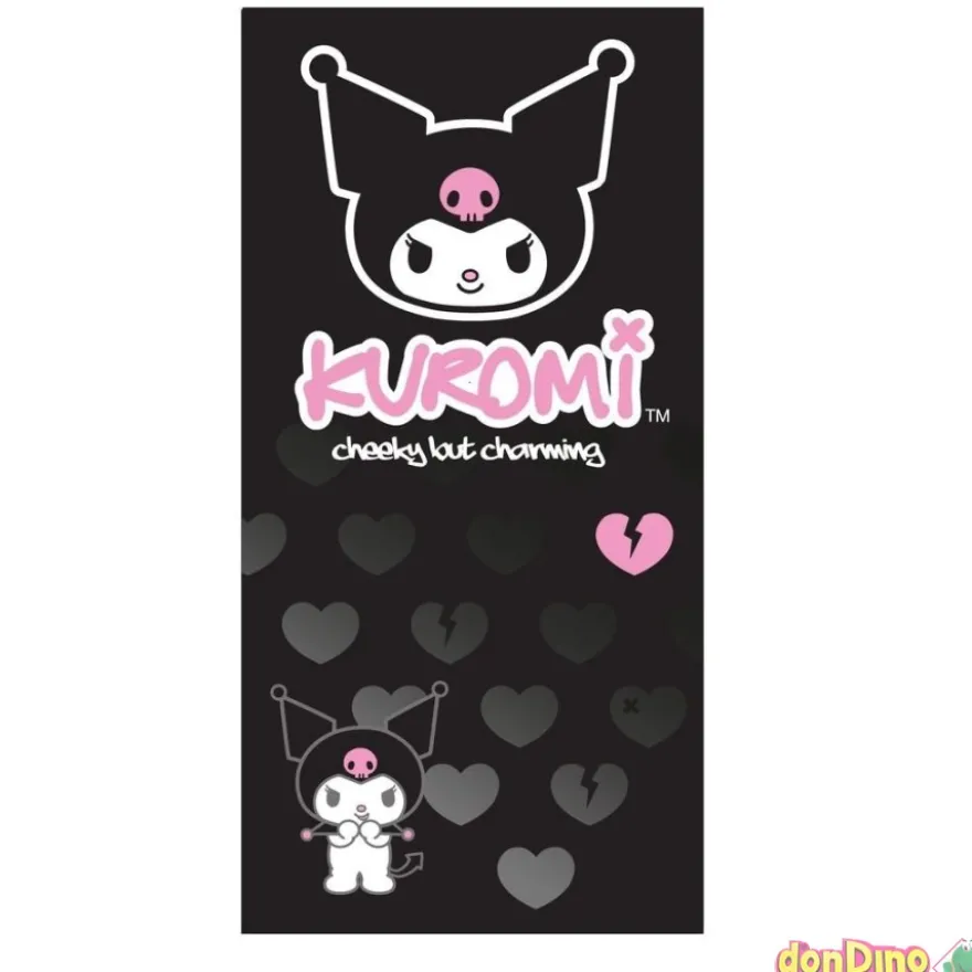 Toalla playa kuromi 70x140 cm. hello kitty and friends - 100% poliester