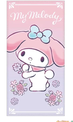 Toalla playa my melody 70x140 cm. hello kitty and friends - 100% poliester