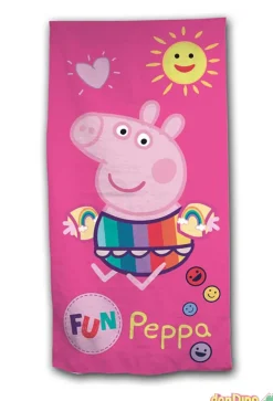 Toalla playa peppa pig 70x140 cm. 100% poliester