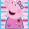 Toalla playa peppa pig 70x140 cm. 100% polyester