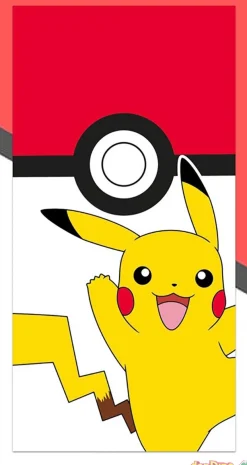 Toalla playa pokemon pikachu 70x140 100% algodon