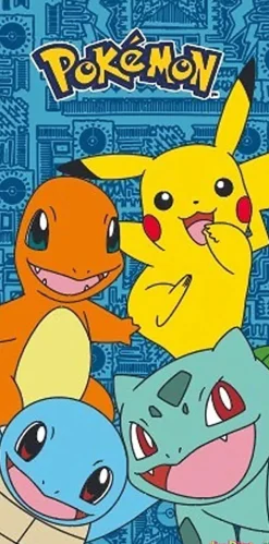 Toalla playa pokemon 70x140 cm. 100% poliester