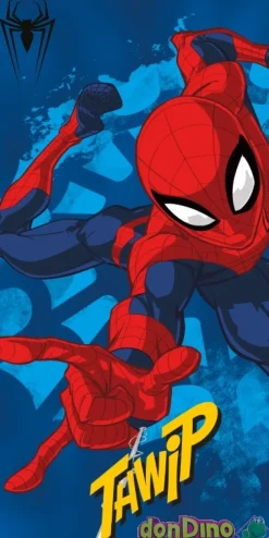 Toalla playa spider-man 70x140 cm. 100% polyester