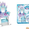 Tocador castillo princesa musical 6 pzas. - con espejo - luz y sonido