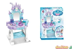 Tocador castillo princesa musical 6 pzas. - con espejo - luz y sonido