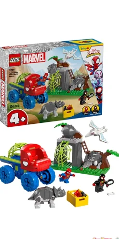 Todoterreno dinosaurio spidey lego marvel - 136 pzas.