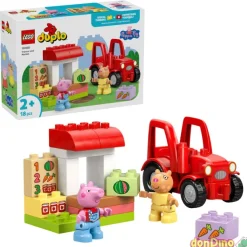 Tractor y mercado peppa pig lego duplo
