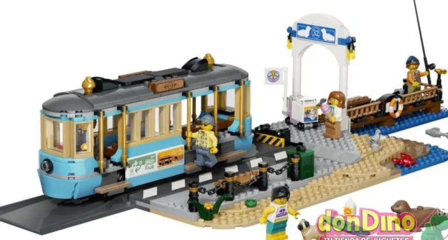 Tranvia clasico de la costa lego city 693 pzas.