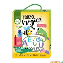 Trazo magico letras y escritura