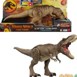 T-rex ataque bestial jurassic world sonido y movimiento