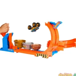 Trofeo challenge de loopings y giros hot wheels monster trucks - con bigfoot