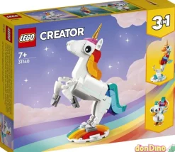 Unicornio magico lego creator 3en1