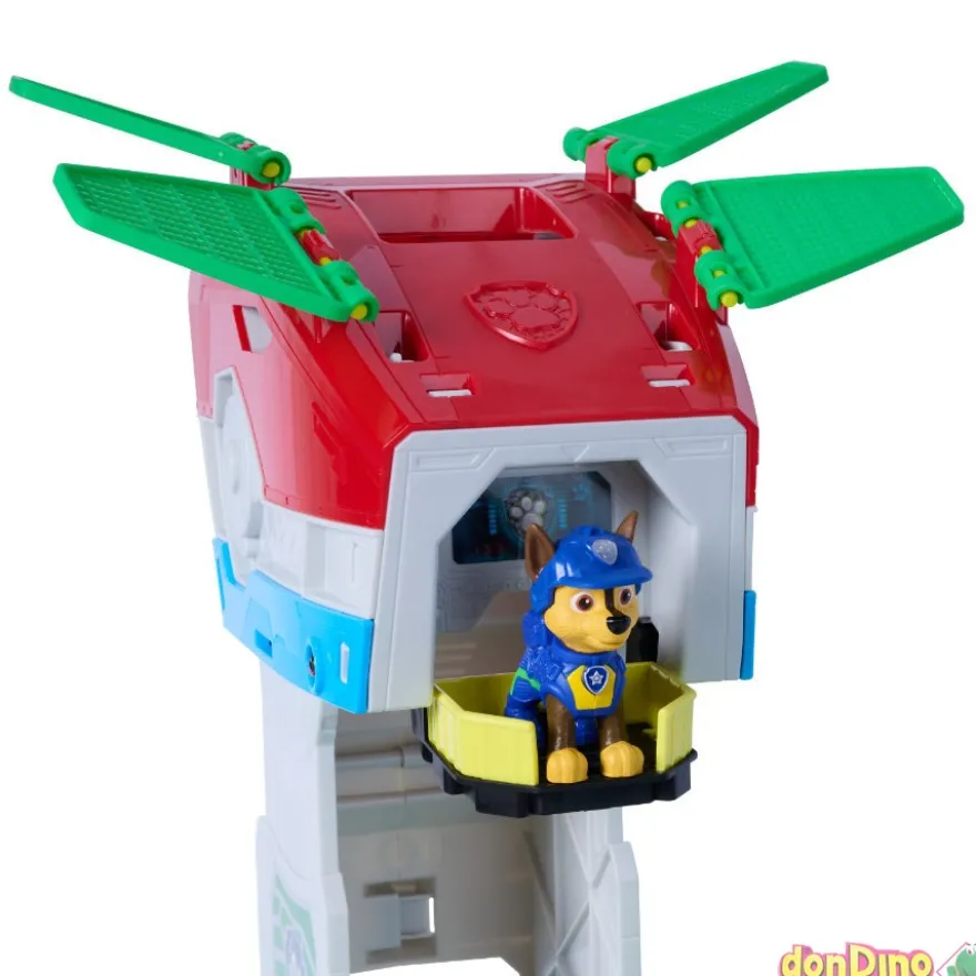 Vehiculo centro de mando dino patrulla canina: dino película - con 2 vehículos
