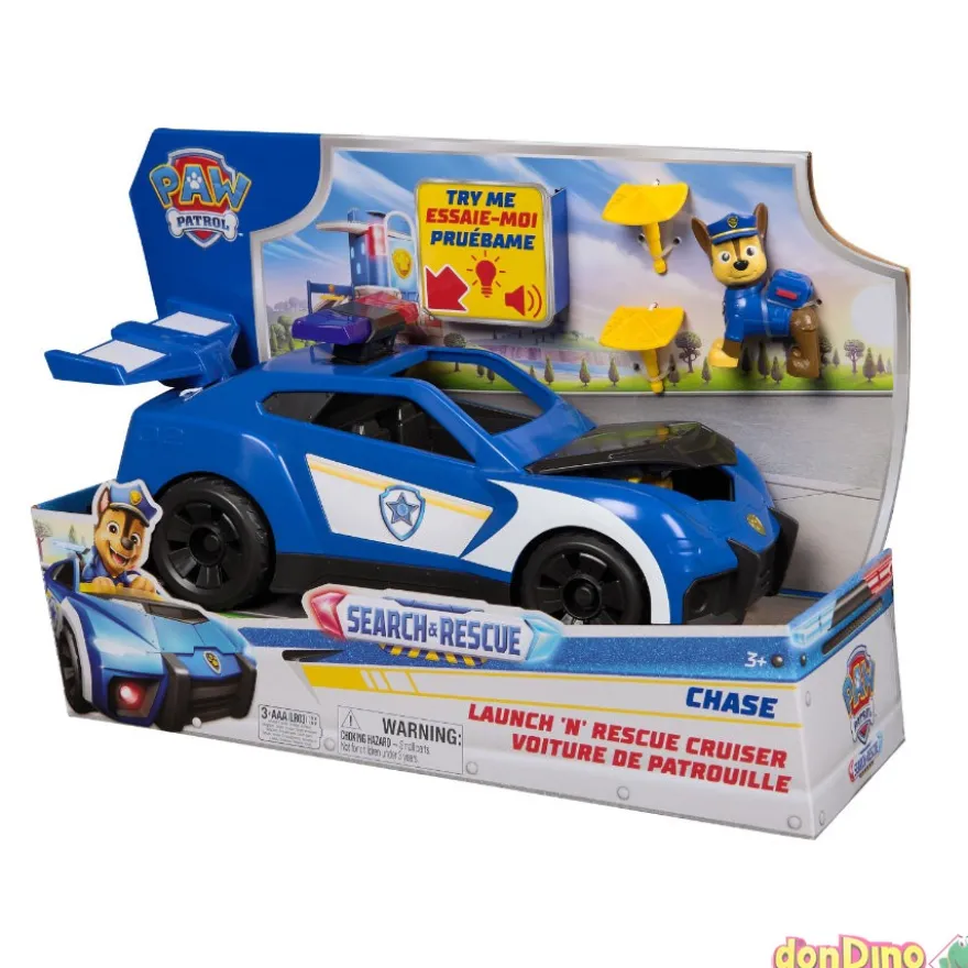 Vehiculo chase launch'n'rescue patrulla canina - luz y sonido
