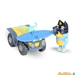 Vehiculo con figura bluey
