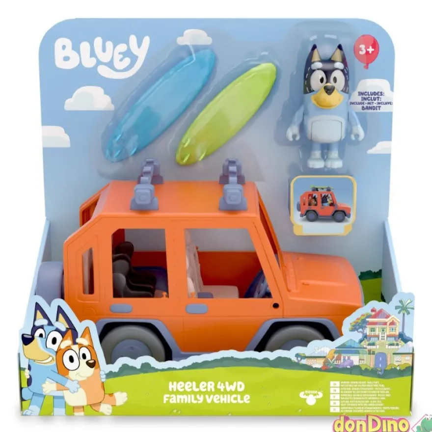 Vehiculo familiar bluey c/figura
