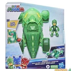 Vehiculo luminoso c/figura pj masks