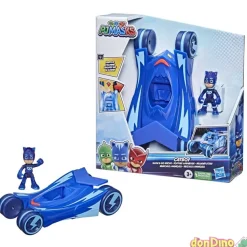 Vehiculo luminoso c/figura pj masks
