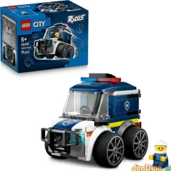 Vehiculos: furgoneta policia lego city rides - 71 pzas.