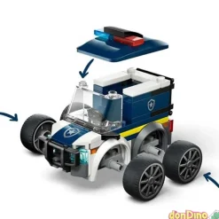 Vehiculos: furgoneta policia lego city rides - 71 pzas.