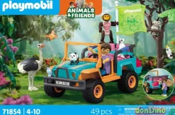 Vehiculo todoterreno colores playmo playmobil animals & friends - 49 pzas.