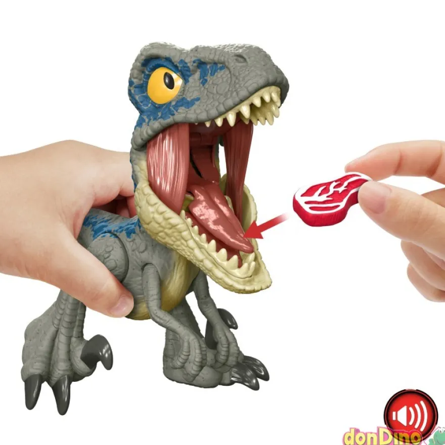 Velociraptor blue jurassic world mega rugido - sonido