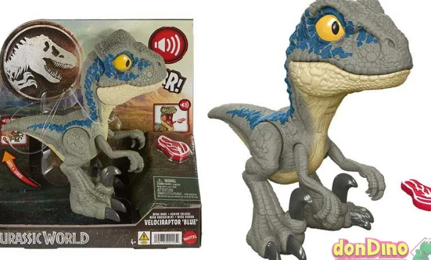 Velociraptor blue jurassic world mega rugido - sonido