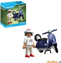 Vespa 150 sprint veloce playmobil azul 1969 - 16 pzas.