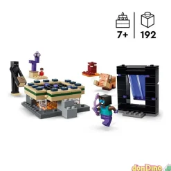 Viaje por nether & portal al end lego minecraft - 192 pzas.