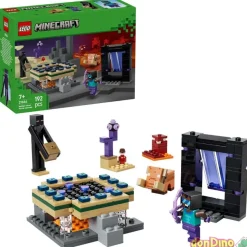 Viaje por nether & portal al end lego minecraft - 192 pzas.