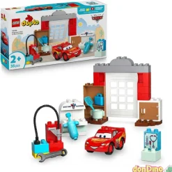 Visita de mcqueen al taller de doc lego cars disney - esc 1:1 - 35 pzas.