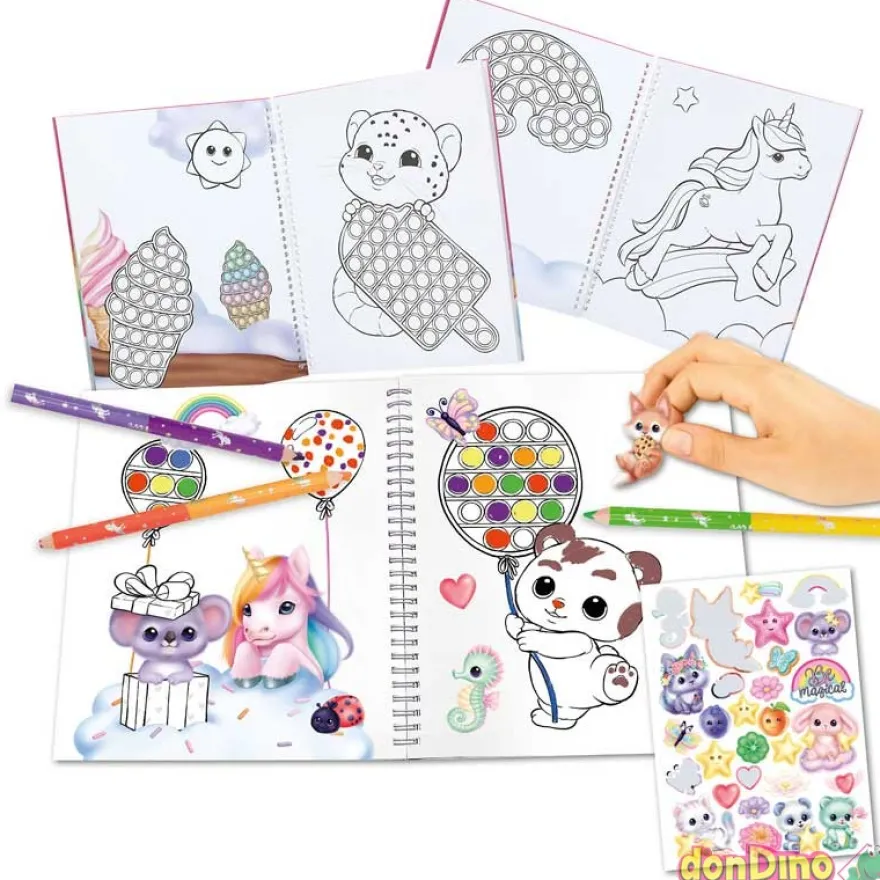 Ylvi pop+paint libro para colorear